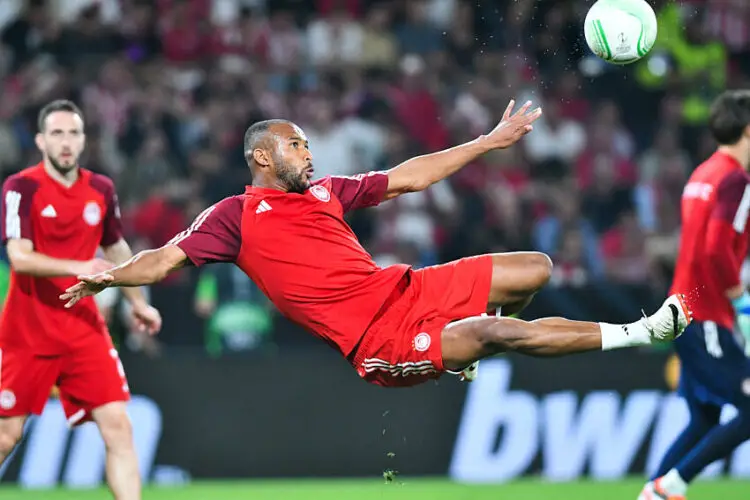 Ayoub EL KAABI -Olympiakos - Photo by Icon Sport