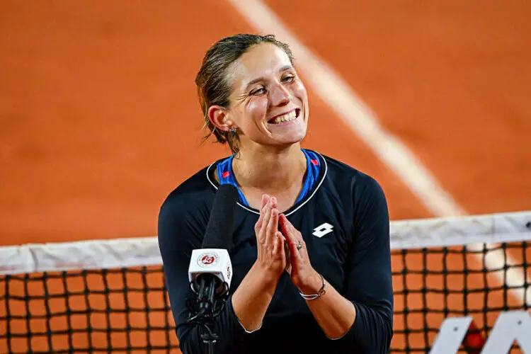 Varvara GRACHEVA of France celebrates during the Day 5 of Roland Garros at Roland Garros on May 30, 2024 in Paris, France.(Photo by Baptiste Fernandez/Icon Sport)   - Photo by Icon Sport