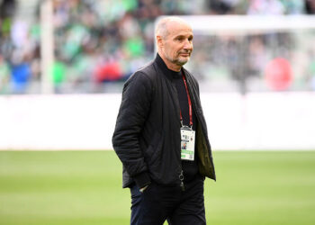 Pierre DREOSSI (Directeur sportif Metz FCM) during the Ligue 1 Uber Eats Playoffs first leg match between Saint-Etienne and Metz at Stade Geoffroy-Guichard on May 30, 2024 in Saint-Etienne, France.(Photo by Philippe Lecoeur/FEP/Icon Sport)   - Photo by Icon Sport