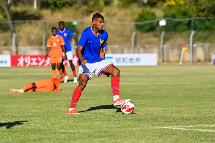 Andy DIOUF of France during the U20 friendly match between France and Ivory Coast at Stade Jules-Ladoumegue on June 3, 2024 in Vitrolles, France.(Photo by Alexandre Dimou/Alexpress/Icon Sport)   - Photo by Icon Sport