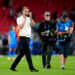 England manager Gareth Southgate applauds the fans at the end of the match during an international friendly at Wembley Stadium, London. Picture date: Friday June 7, 2024.   - Photo by Icon Sport