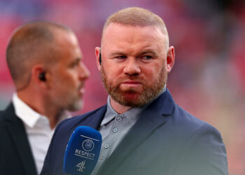 7th June 2024; Wembley Stadium, London, England; International Football Friendly, England versus Iceland; Ex England player Wayne Rooney on pundit duty   - Photo by Icon Sport