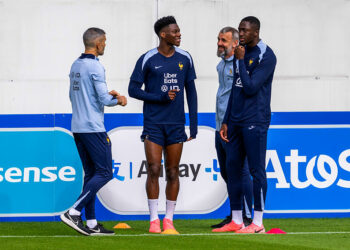 Tchouaméni avec les Bleus en 2024 - Photo by Icon Sport