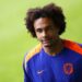 Joshua Zirkzee (Pays-Bas / Bologne) during a training session of the Dutch national team at the AOK Stadium on June 15, 2024 in Wolfsburg, Germany. The Dutch national team is preparing for the first group match at the European Football Championship in Germany against Poland. ANP KOEN VAN WEEL   - Photo by Icon Sport