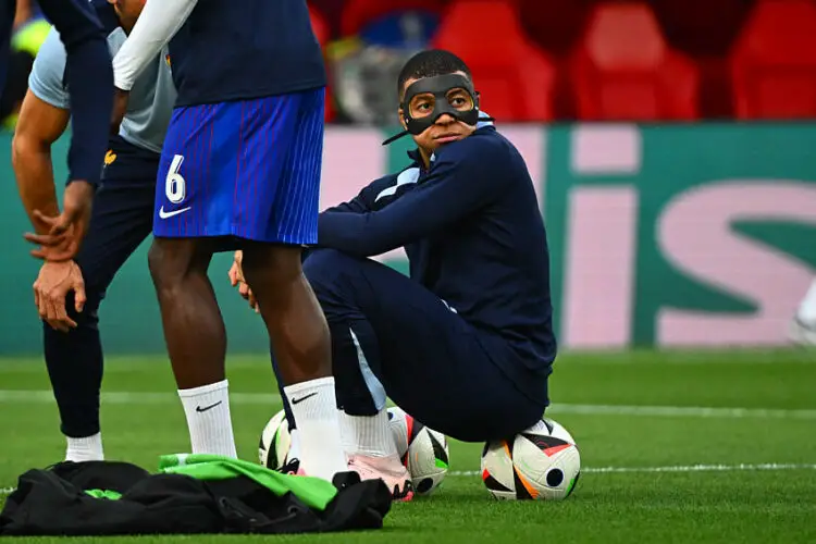 Kylian MBAPPE of France during the UEFA Euro 2024 Group D match between Netherlands and France at Red Bull Arena on June 21, 2024 in Leipzig, Germany.(Photo by Anthony Dibon/Icon Sport)   - Photo by Icon Sport