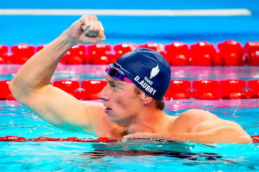 JO 2024 natation : Le Français David Aubry atteint la grande finale sur 800 m