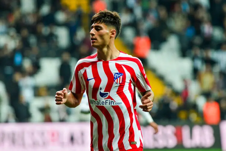 Carlos Martín of Atletico Madrid during the Friendly match between Besiktas and Atletico Madrid at Vodafone Park in Istanbul, Turkey , on April 12, 2023. (Photo by Seskimphoto ) - Photo by Icon sport   - Photo by Icon Sport