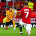 Wolverhampton Wanderers' Maximilian Kilman (left) and Manchester United's Mason Mount take the knee before the Premier League match at Old Trafford, Manchester. Picture date: Monday August 14, 2023. - Photo by Icon sport  - Photo by Icon Sport