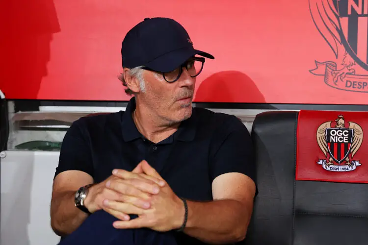 Laurent Blanc avec l'OL en 2023  - Photo by Icon Sport