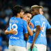 27.09.2023: Victor Osimhen,  Giacomo Raspadori et Giovanni Simeone (SSC Napoli) - Photo by Icon Sport