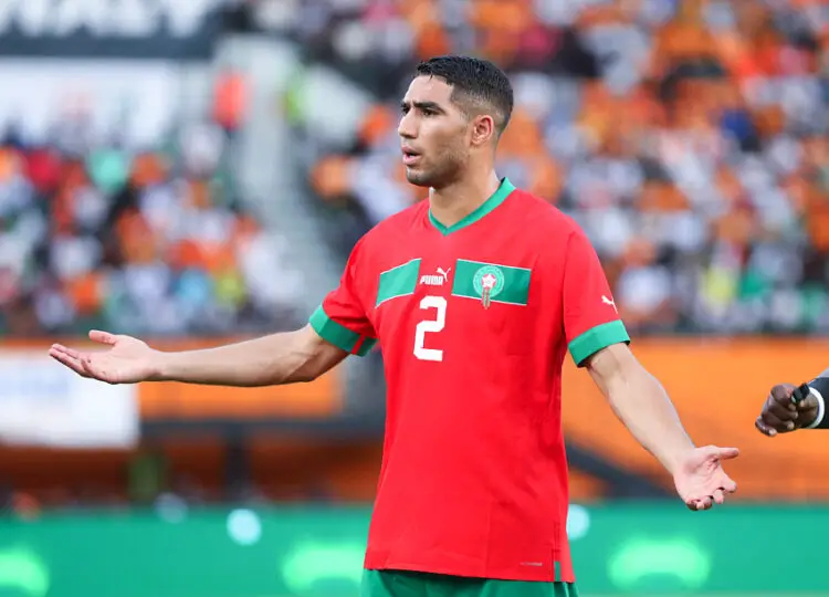 Achraf Hakimi avec le Maroc  - Photo by Icon Sport