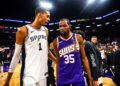 Victor Wembanyama, Kevin Durant - Photo by Icon Sport