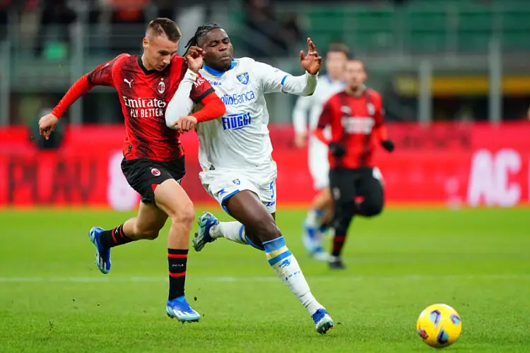 Francesco Camarda avec l'AC Milan - Photo by Icon Sport