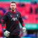 London, England, 25th February 2024. Adrián of Liverpool warms up before the Carabao Cup match at Wembley Stadium, London. Picture credit should read: Paul Terry / Sportimage - Photo by Icon Sport   - Photo by Icon Sport