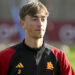 Dean Huijsen of AS Roma during a training the day before the Europa League football match between AS Roma and Brighton & Hove Albion FC at Fulvio Bernardini sport center in Rome (Italy), March 6th, 2024./Sipa USA  No Sales in Italy    - Photo by Icon Sport