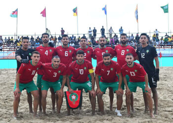L'équipe de football Beach marocaine s'est qualifiée. Mahlangu/Sports Inc Photo by Icon Sport   - Photo by Icon Sport