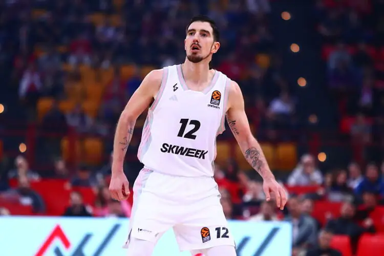 Nando DE COLO of ASVEL during the Turkish Airlines EuroLeague match between Olympiakos and ASVEL Lyon in Greece on March 21st, 2024.  Photo by Icon Sport   - Photo by Icon Sport   - Photo by Icon Sport