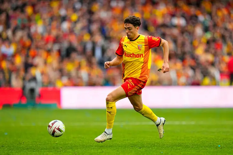 Neil EL AYNAOUI of Lens during the Ligue 1 Uber Eats match between Lens and Le Havre at Stade Bollaert-Delelis on April 6, 2024 in Lens, France.(Photo by Hugo Pfeiffer/Icon Sport)   - Photo by Icon Sport