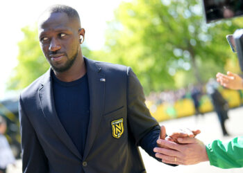 17 Moussa SISSOKO (fcn) during the Ligue 1 Uber Eats match between Nantes and Rennes at Stade de la Beaujoire on April 20, 2024 in Nantes, France.(Photo by Dave Winter/FEP/Icon Sport)   - Photo by Icon Sport