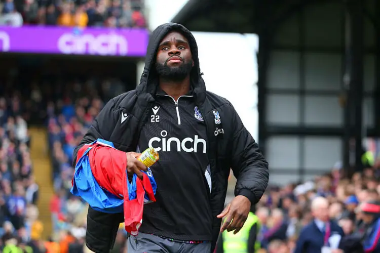 21st April 2024; Selhurst Park, Selhurst, London, England;  Premier League Football, Crystal Palace versus West Ham United; Odsonne Edouard of Crystal Palace thanks the fans   - Photo by Icon Sport