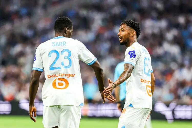 Ismaïla Sarr and Amir Murillo avec l'OM  - Photo by Icon Sport