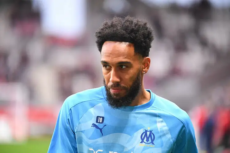 Pierre-Emerick Aubameyang avec l'OM - Photo by Icon Sport