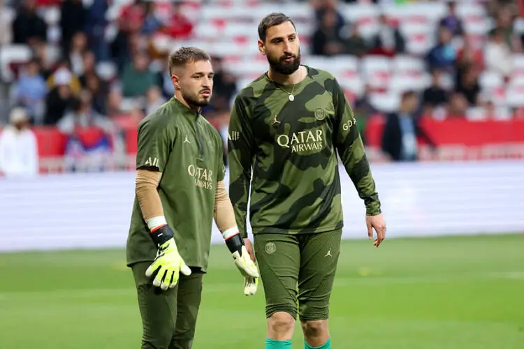 Gianluigi DONNARUMMA, Arnau TENAS - Photo by Icon Sport