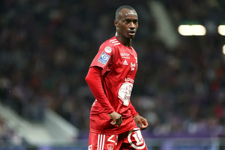 23 Kamory DOUMBIA (sb29) during the Ligue 1 Uber Eats match between Toulouse and Brest at Stadium Municipal on May 19, 2024 in Toulouse, France.(Photo by Romain Perrocheau/FEP/Icon Sport)   - Photo by Icon Sport