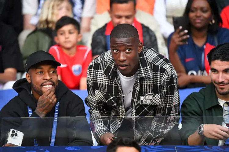 03 Presnel KIMPEMBE (psg) - 26 Nordi MUKIELE (psg) during the French Cup Final match between Lyon and Paris at Stade Pierre-Mauroy on May 25, 2024 in Lille, France.(Photo by Anthony Bibard/FEP/Icon Sport)   - Photo by Icon Sport