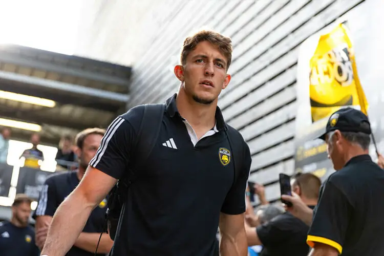 Oscar JEGOU of Stade Rochelais during the Top 14 match between La Rochelle and Racing 92 at Stade Marcel Deflandre on June 8, 2024 in La Rochelle, France.(Photo by Thibaut Bossenie/Icon Sport)   - Photo by Icon Sport