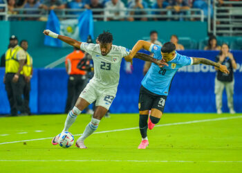Amir Murillo lors de Panama / Uruguay à la Copa America 2024   - Photo by Icon Sport