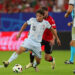 João Neves (Portugal) und Otar Kiteishvili (Georgia) im Zweikampf, UEFA EURO 2024 - Group F, Georgia vs Portugal, Arena AufSchalke am 26. June 2024 in Gelsenkirchen, Deutschland. (Foto von Oliver Kaelke/DeFodi Images)  João Neves (Portugal) und Otar Kiteishvili (Georgia) battle for the ball, UEFA EURO 2024 - Group F, Georgia vs Portugal, Arena AufSchalke on June 26, 2024 in Gelsenkirchen, Germany. (Photo by Oliver Kaelke/DeFodi Images)   - Photo by Icon Sport