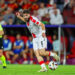 Zuriko Davitashvili of Georgia in action during the UEFA EURO 2024 match between Spain and Georgia at RheinEnergieStadion. Final score: Spain 4:1 Georgia. (Photo by Grzegorz Wajda / SOPA Images/Sipa USA)   - Photo by Icon Sport