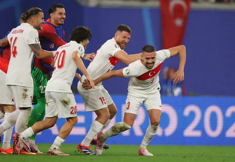La Turquie célèbre face à l'Autriche à l'Euro 2024  - Photo by Icon Sport