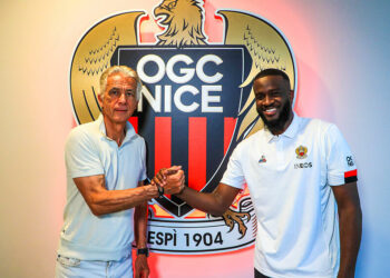 Tanguy Ndombele avec l'OGC Nice - Photo by Icon Sport