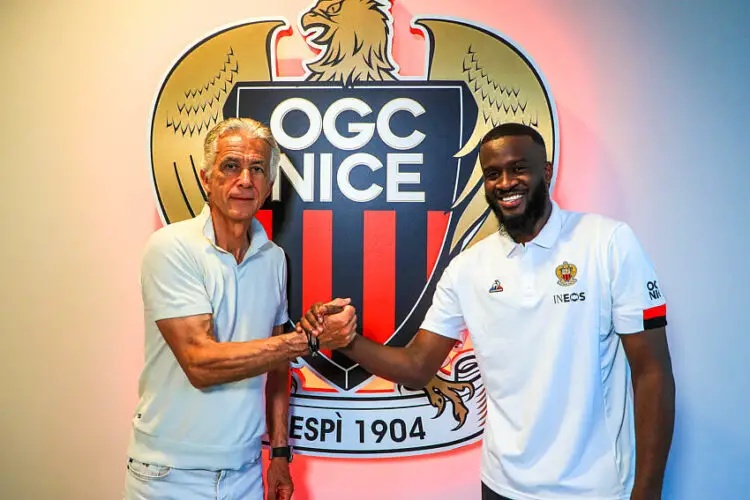 Tanguy Ndombele avec l'OGC Nice - Photo by Icon Sport