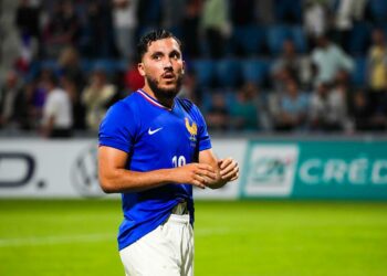Rayan CHERKI of France after the International Friendly U23 match between France and Paraguay at Stade Jean Dauger on July 4, 2024 in Bayonne, France. (Photo by Pierre Costabadie/Icon Sport)   - Photo by Icon Sport