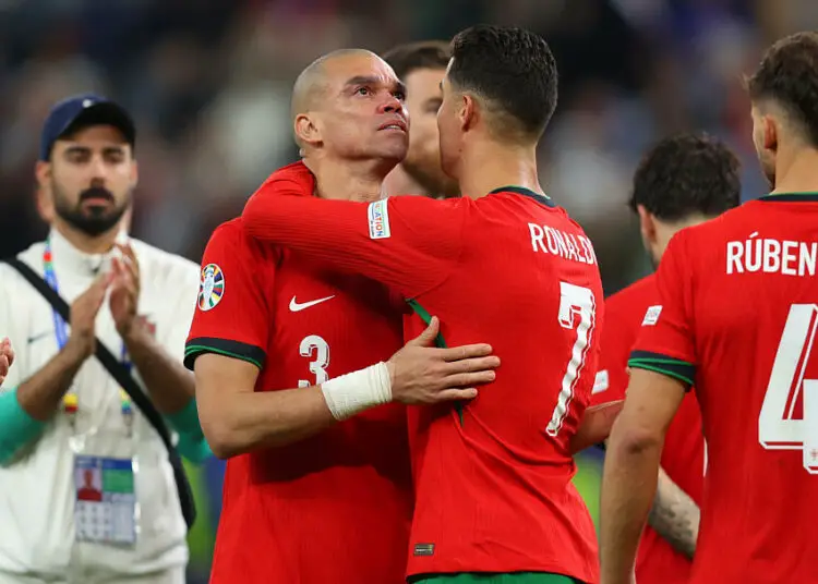 Pepe avec le Portugal après la défaite contre la France à l'Euro 2024 - Photo by Icon Sport