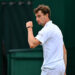 Ugo Humbert (FRA) during his third round match at the 2024 Wimbledon Championships at the AELTC in London, UK, on July 5, 2024. Photo by Corinne Dubreuil/ABACAPRESS.COM   - Photo by Icon Sport