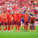 Switzerland during a penalty shootout Photo by Icon Sport