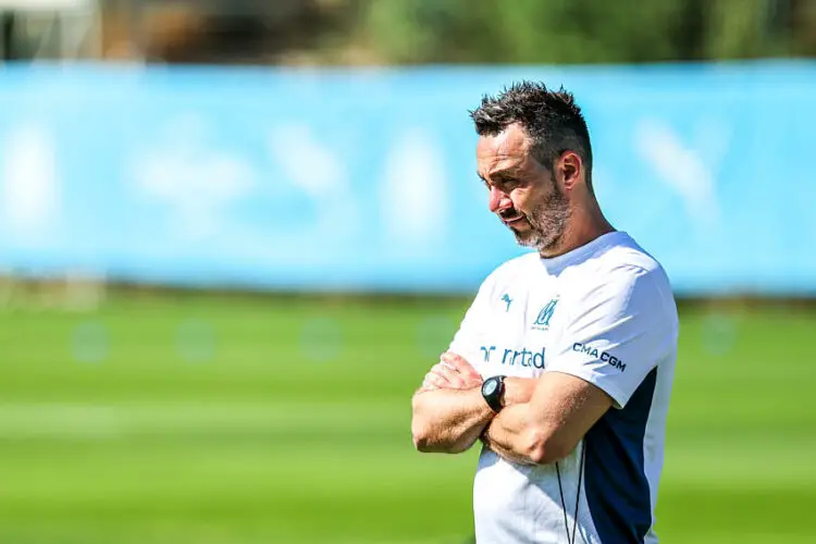 Roberto de Zerbi avec l'OM - Photo by Icon Sport