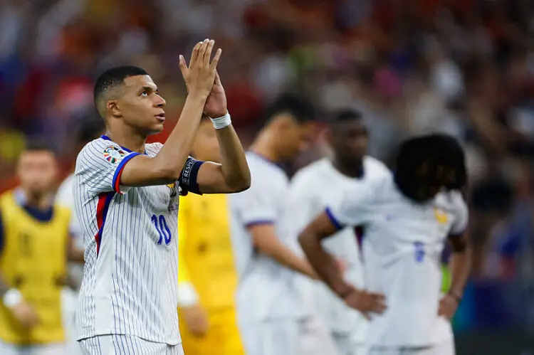 Kylian Mbappé avec les Bleus  - Photo by Icon Sport