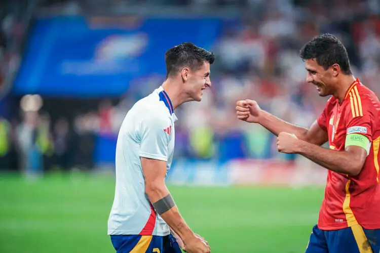 Alvaro Morata et Rodrigo Hernandez
(Photo by Icon Sport)