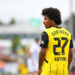 Holzwickede, Deutschland,12.07.24: Karim Adeyemi (Borussia Dortmund) schaut waehrend des DEW21 Traumspiels zwischen Borussia Dortmund und der DEW21-Amateurauswahl im Montanhydraulik Stadion am 12. Juli 2024 in Holzwickede. (Foto von Ralf Treese/DeFodi Images)  Holzwickede, Germany - 12.07.24: Karim Adeyemi (Borussia Dortmund) looks on during the test match between Borussia Dortmund and DEW21 amateur selection at Montanhydraulik Stadion on July 12. 2024 in Holzwickede. (Photo by Ralf Treese/DeFodi Images)   - Photo by Icon Sport