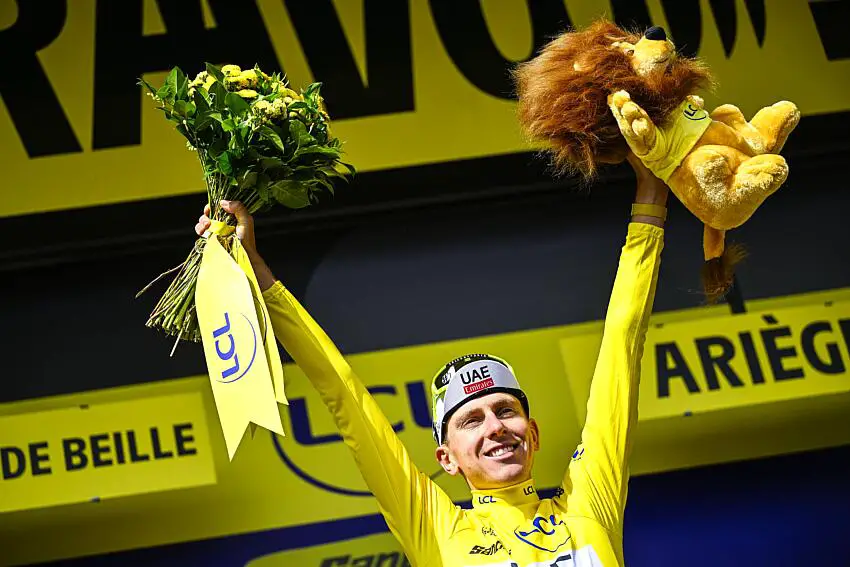 Quand Pogacar affiche sa montre à 340 000 euros : un luxe ostentatoire rare sur le Tour de France !
