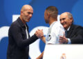 Kylian Mbappe, Zinedine Zidane - Photo by Icon Sport