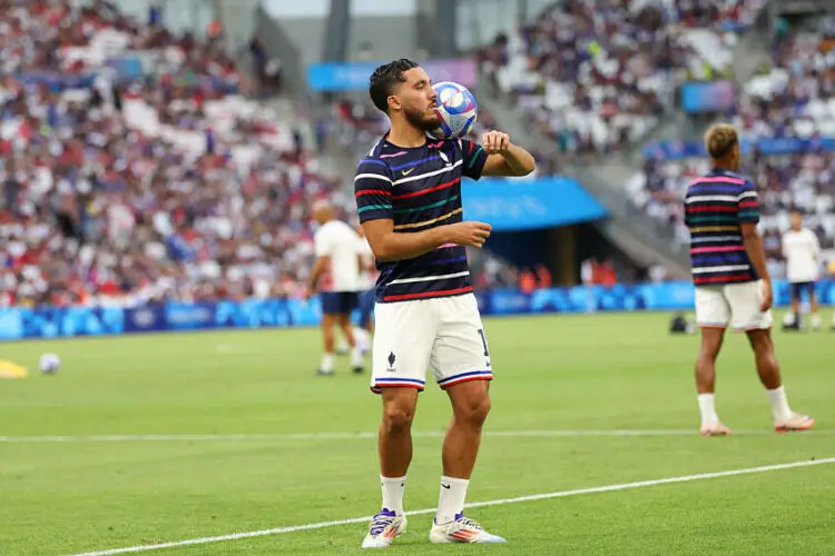 Rayan Cherki avec les Bleus au Vélodrome - Photo by Icon Sport