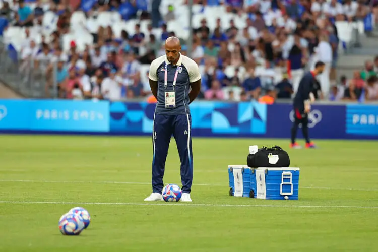 Thierry Henry avec les Bleus aux JO 2024 - Photo by Icon Sport