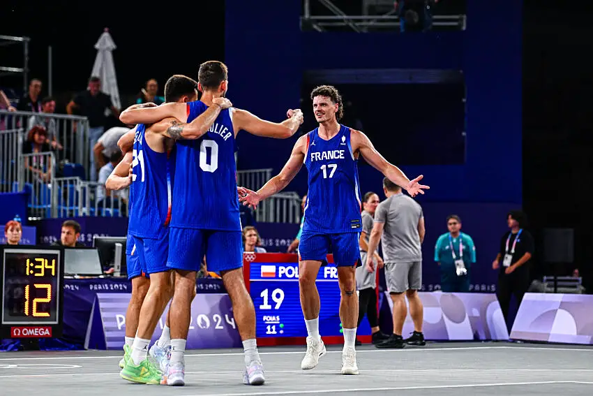 JO 2024 – Basket 3×3 (H) : 21-20, la France encore sur le fil contre la Lituanie