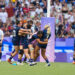 Team of USA celebrates during the Women's Seven Rugby, Day 3 - Paris 2024 Olympic Games at Stade de France on July 30, 2024 in Paris, France.  (Photo by Hugo Pfeiffer/Icon Sport)   - Photo by Icon Sport